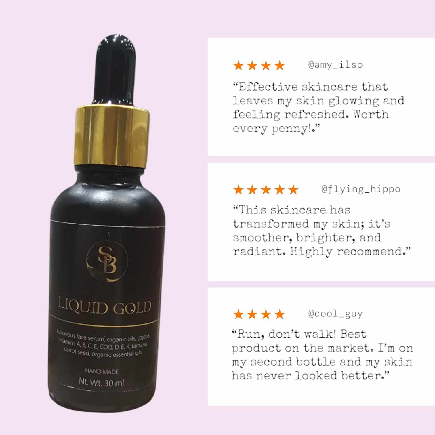 Liquid Gold Face Serum
